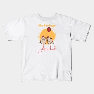 No Strings Attached on these Cartoon Chickens Kids T-Shirt